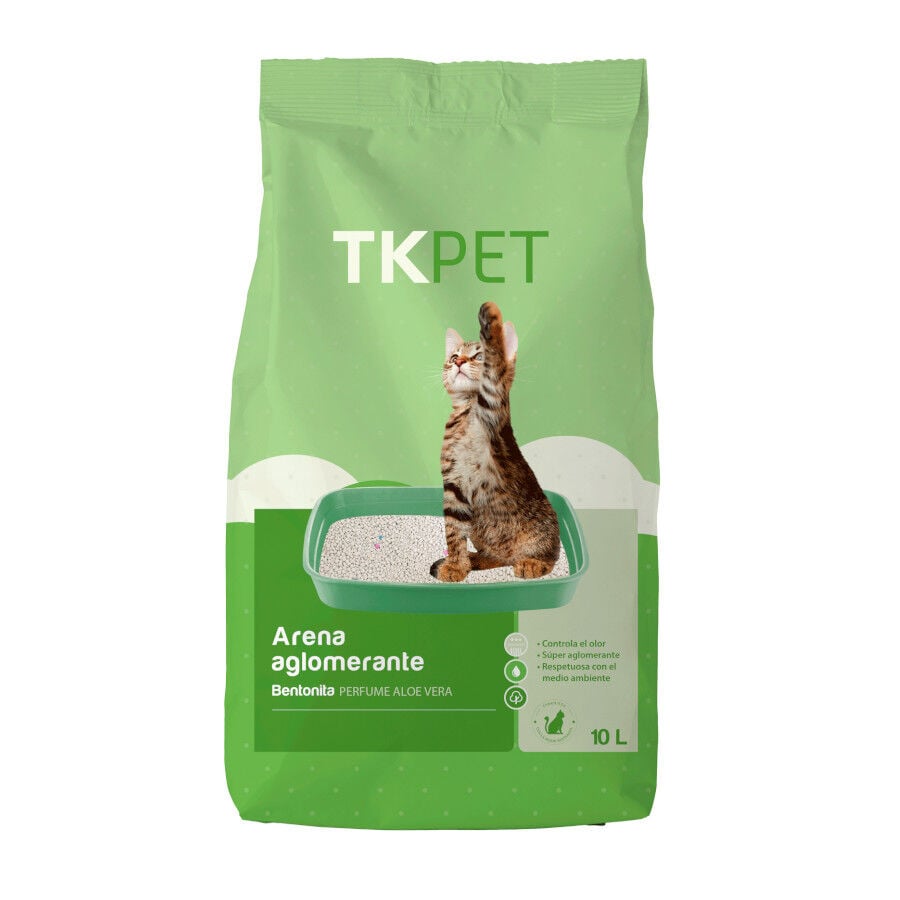 TK-Pet Arena Aglomerante de Bentonita y Aloe Vera para Gatos
